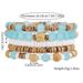 Nueva pulsera bohemia de cuentas, estilo playero, con múltiples capas de cuentas de madera y conchas de coco para mujer_voghion.com
