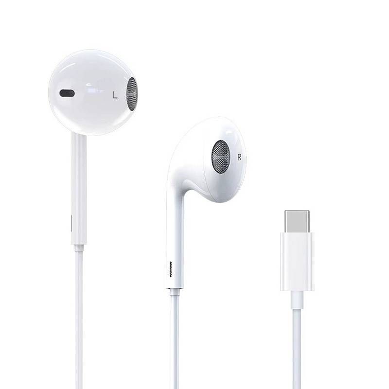 Generation 15 USB-C In-Line Headphones for iPhone 15 Pro Max In-Ear Type-C Earbuds Limited Headphones_voghion.com