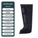 Masseur de jambes sans fil à compression d'air avec chauffage et 5 modes pour soulager les douleurs aux pieds et aux mollets - Rechargeable et portable_voghion.com
