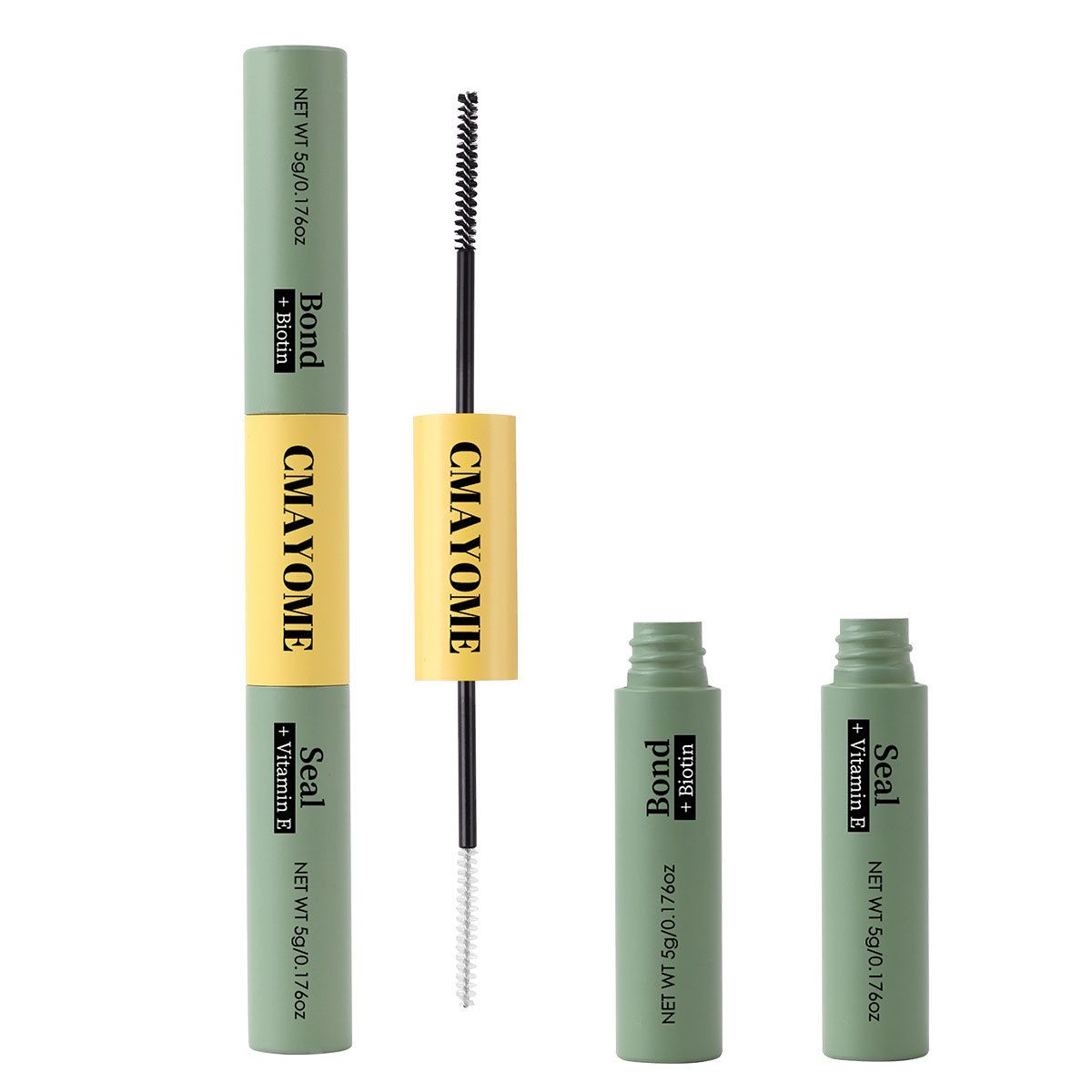 Güzellik ve Sağlık Sahte Kirpik Yapıştırıcısı Çift Başlı Kendin Yap Parçalı Sahte Kirpik Yapıştırıcısı Kendiliğinden Aşılanan Hızlı Kuruyan Kirpik Yapıştırıcısı_voghion.com