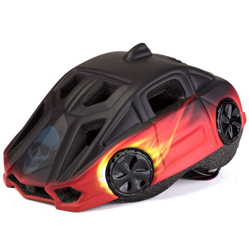 Children's balance scooter scooter roller skating riding helmet integrated shape professional safety sports protective gear_voghion.com