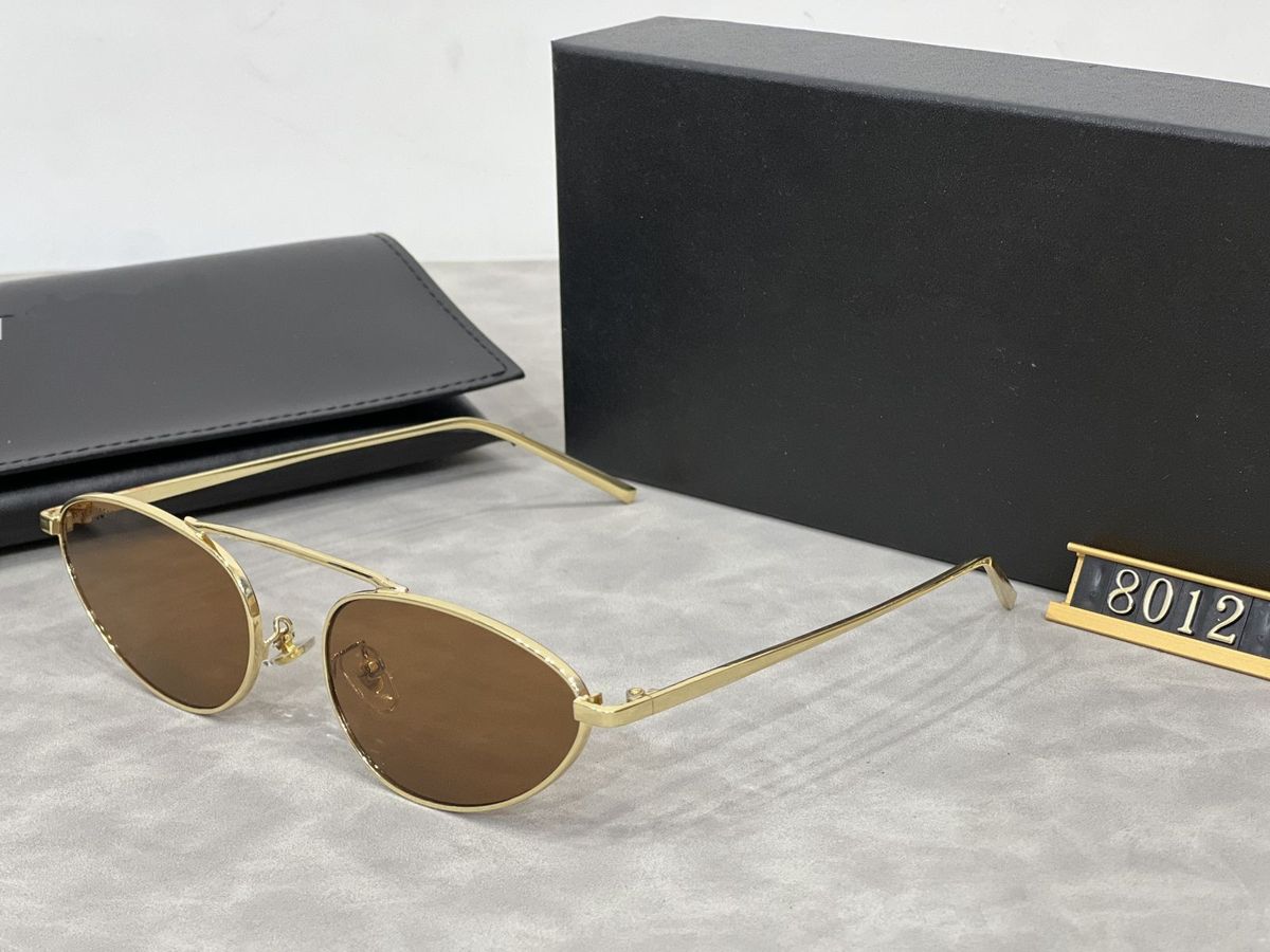 sunglasses for Men and Women classic Summer Fashion Small Cat Eye Style Metal Oval Full Frame eye glasses UV Protection_voghion.com