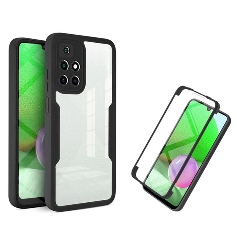 Custodia A33 A53 A73 A23 360 a doppia copertura completa per Samsung Galaxy A53 A33 A73 A23 A22S A13 A32 A42 A52S A72 4G 5G trasparente_voghion.com