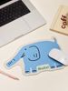 Tappetino per mouse in gomma con bordo di bloccaggio, originale Pumzika, con stampa di un simpatico cucciolo a forma di cartone animato_voghion.com