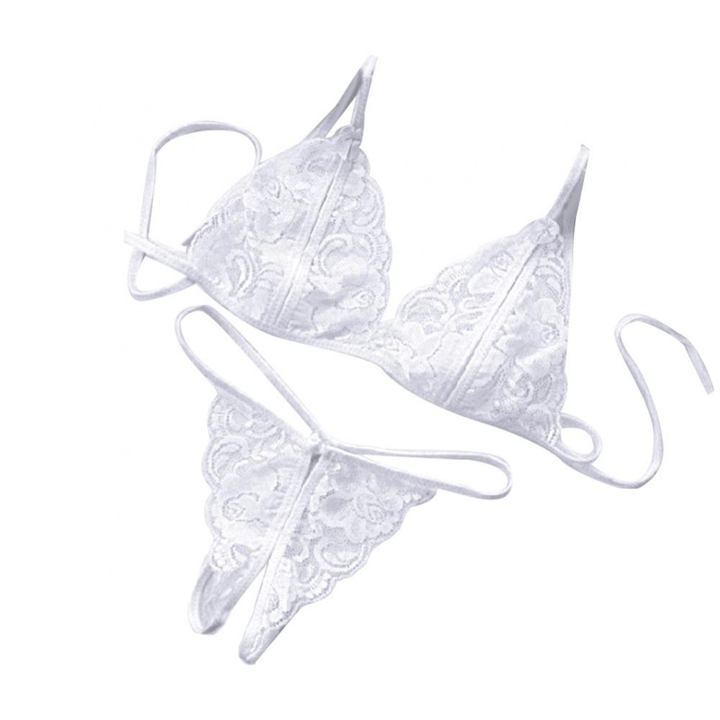 Frauen Dame Sexy Dessous Spitze Unterwäsche Nachtwäsche G-string Dessous Weibliche Unterwäsche Set frauen Bh Anzug Комплект_voghion.com