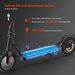 Scooter electric isinwheel E9T Max cu ABE, motor de 500 W, baterie 36 V 10 Ah, trotinet alimentator pentru adulți de 10 inchi cu frână pe disc_voghion.com