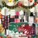 Weihnachts-Make-up-Set: Komplettes Gesichts-Make-up-Set mit Lidschatten, Lipgloss, Eyeliner, Schminkpinseln, Kosmetiktasche und Make-up-Produkten_voghion.com