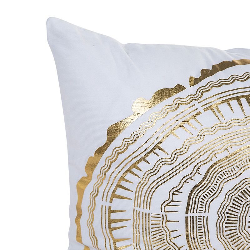 Home Textiel Goud Gestempeld Kussensloop Boomtak Bloem Patroon Kussenhoes Moderne Eenvoudige Kern Gratis Kussensloop_voghion.com