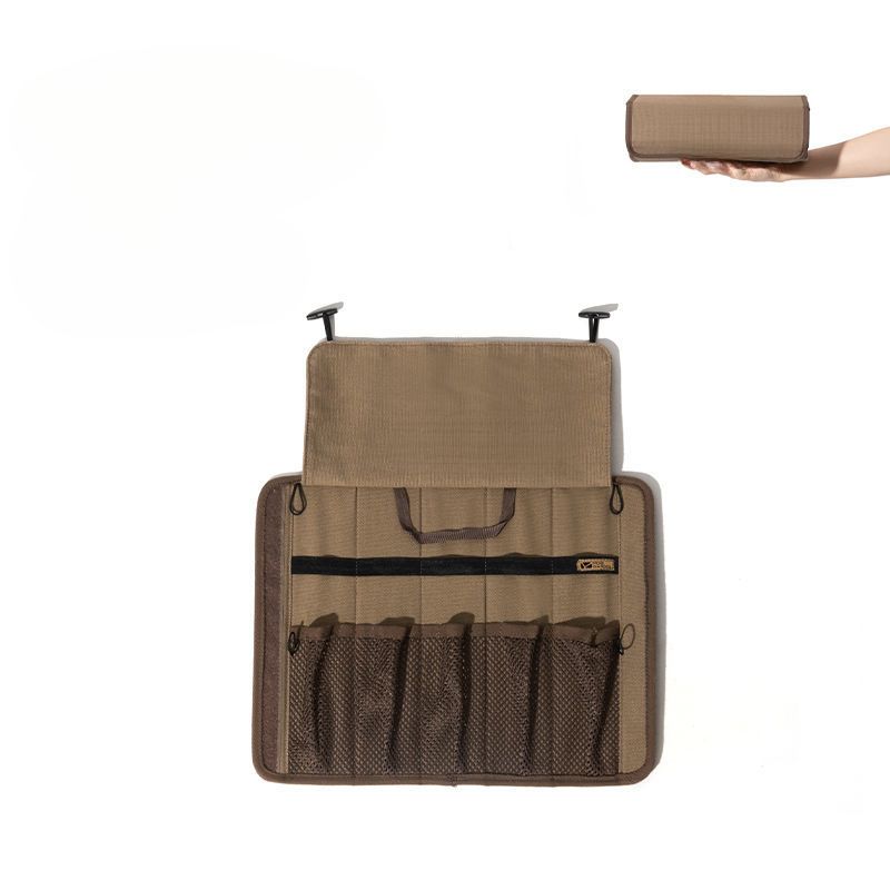 Mugod Outdoor Picnic Tableware Portable Exquisite Camping BBQ Cooking Utensils Set Storage Bag_voghion.com