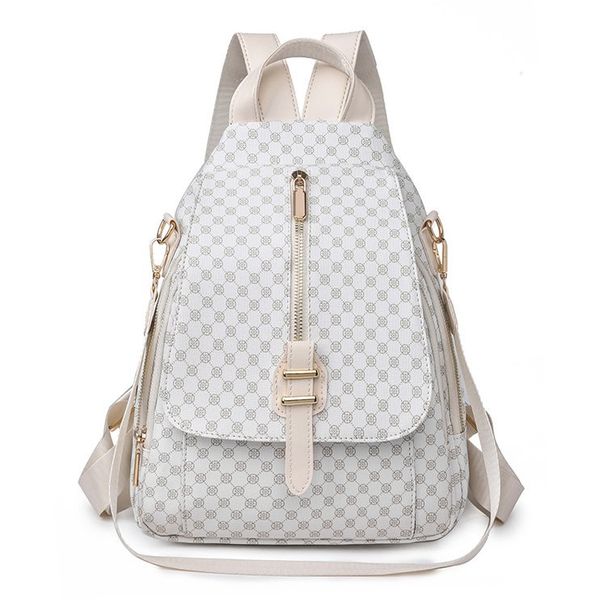 Women's Bags Backpack large capacity high end new soft pu printing large capacity leisure backpack commuter travel bag for women_voghion.com