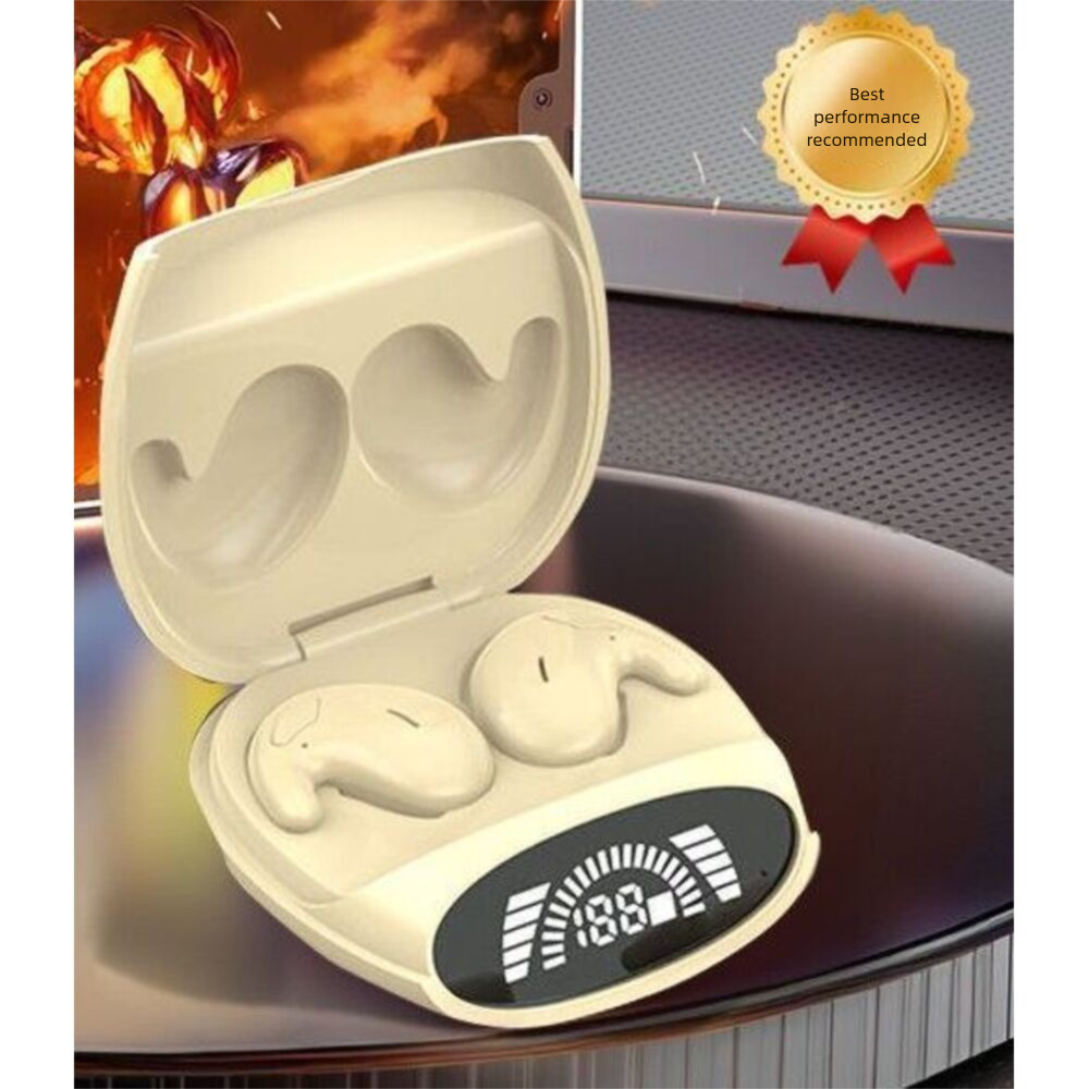 Ultra-thin Sleep Earphones Wireless Bluetooth Non-in-ear Noise Cancelling Side Sleeping Invisible Non-pressing Ear_voghion.com