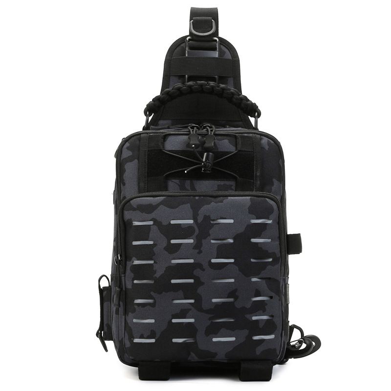 Einschultrige Outdoor Crossbody Multifunktionale Hüfttasche, Mehrzweck-Rucksack, Angelrutentasche, Spezialausrüstung_voghion.com