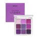 Ombretto viola Ombretto 9 colori Fumo Viola Trucco teatrale Palette di ombretti opachi perlati Nove colori quadrati_voghion.com