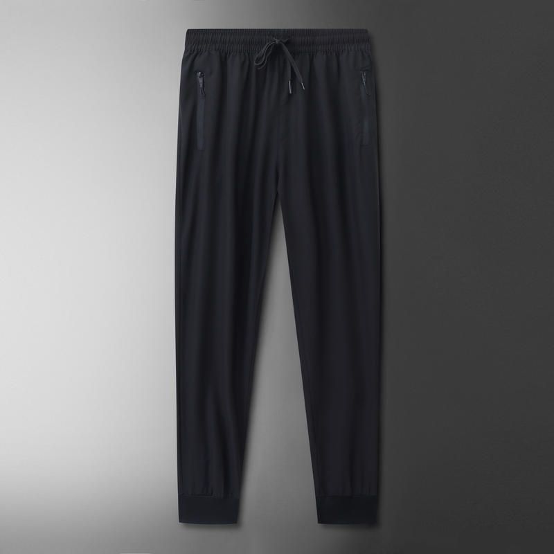 Sports pants, versatile casual cropped pants, running and fitness men's pants, loose ankle pants_voghion.com