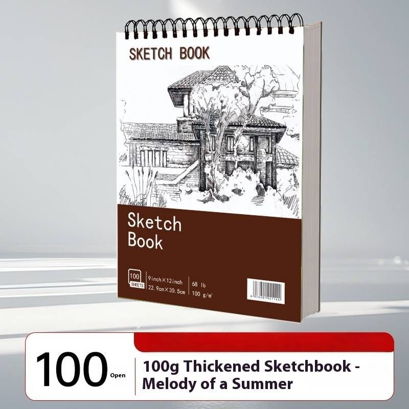 Blocco da disegno A4 Premium per artisti - Carta senza acidi da 120 g/m², blocco da disegno vuoto con rilegatura a spirale per matita, carboncino, matite colorate_voghion.com