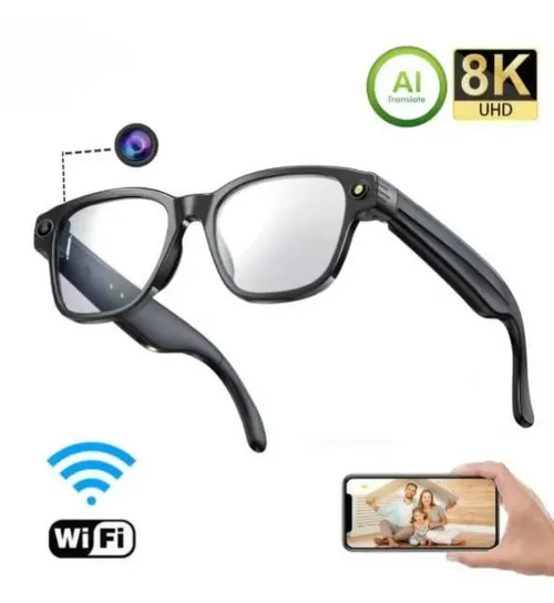 New Version Smart Glasses With 8MP Pixel Take Video Picture 4GB WiFi Contact AI ChatGPT Translation Smart Sunglass_voghion.com