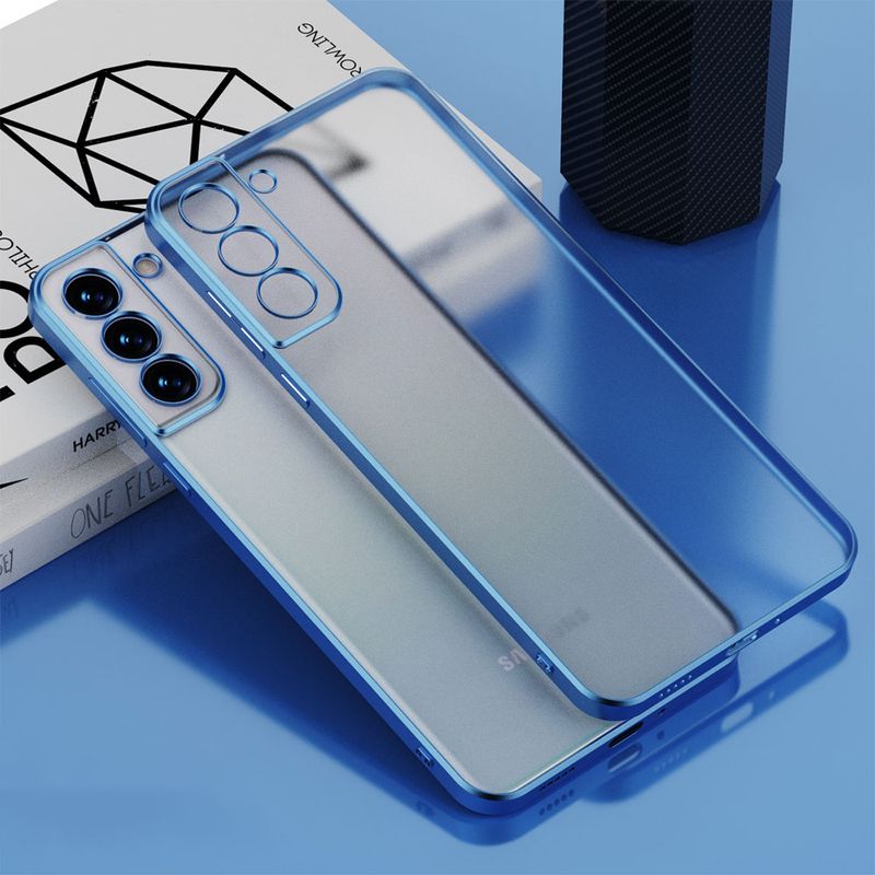Plating Phone Case for Samsung Galaxy S22 S21 Ultra Plus S21+ S21Ultra S21 FE Case Clear Electroplated Cover For Samsung_voghion.com