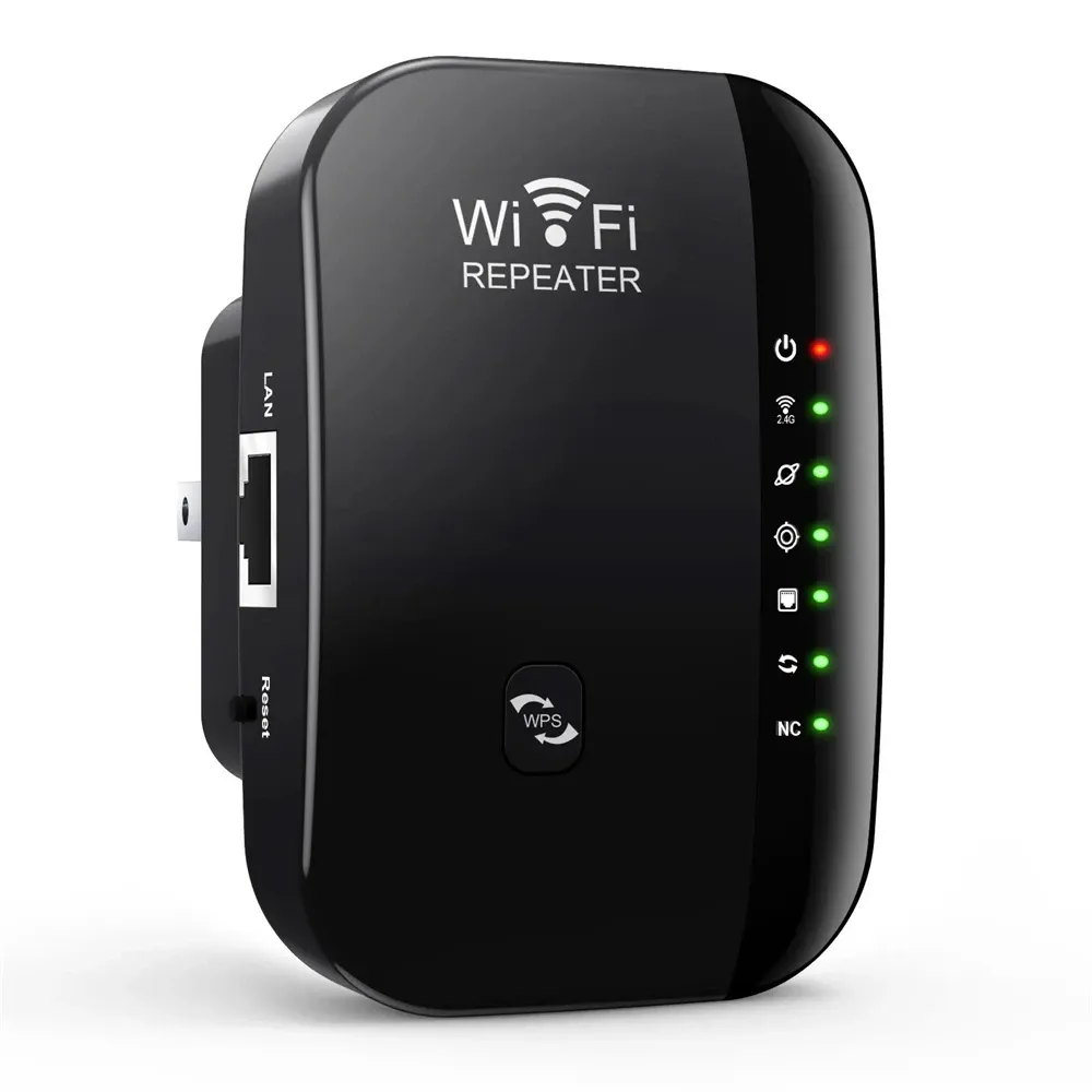1PC 300Mbps Wireless WIFI Repeater 2.4G Router Wifi Range Extender Wi-Fi Signal Amplifier 802.11N Network Card Adapter for PC_voghion.com