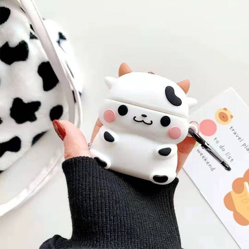 for Apple AirPods 1 2 3 Airpod Pro 3D Avocado Shark Corgi Dog Key Chain Wireless Earphone Bluetooth Headset Case Silicone Cover_voghion.com