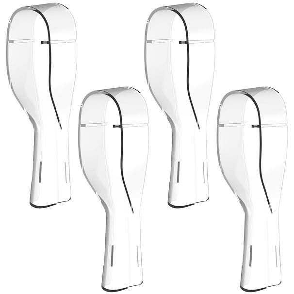 4 Pack Compatible With Oral B Long Head Electric Toothbrush Heads Dustproof Cover Caps, Long Replacement Brush Head Protectors Fit For Home And Travel_voghion.com