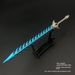 Shen Gongbao Thunder Whip Replica - 22CM/30CM Unsharpened Metal Weapon Model - Zinc Alloy Desktop Decor For Anime Fans & Collectors_voghion.com