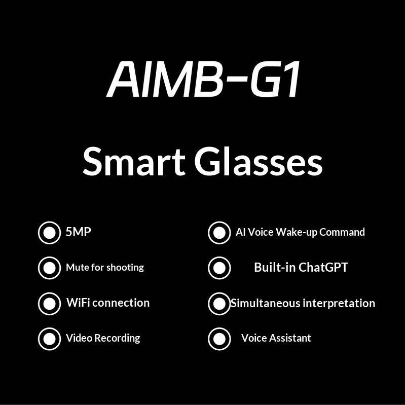 D11 Plus AI Smart Glasses – Instant Voice Translation & AI Object Recognition – Touch Control, Lightweight Design, Universal Compatibility​_voghion.com