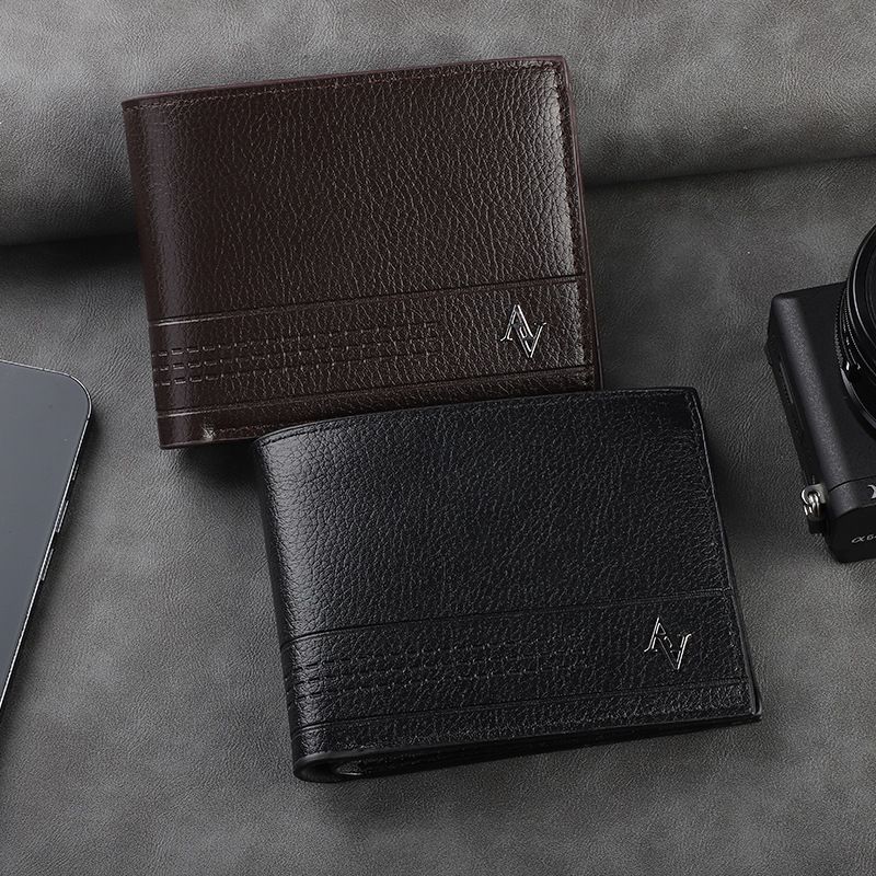Short Men's Wallet Business Leisure Soft Wallet Multi-card Capacity Small Wallet Men's Wallet_voghion.com