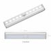 2PCS Batterie LED Streifen Licht Wireless Motion Sensor PIR Schrank Kleiderschrank Schrank_voghion.com