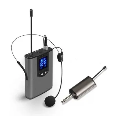 Wireless Microphone Lapel Headset Mini Portable Receiver Transmitter UHF Professional Public Speaking Plug And Play_voghion.com