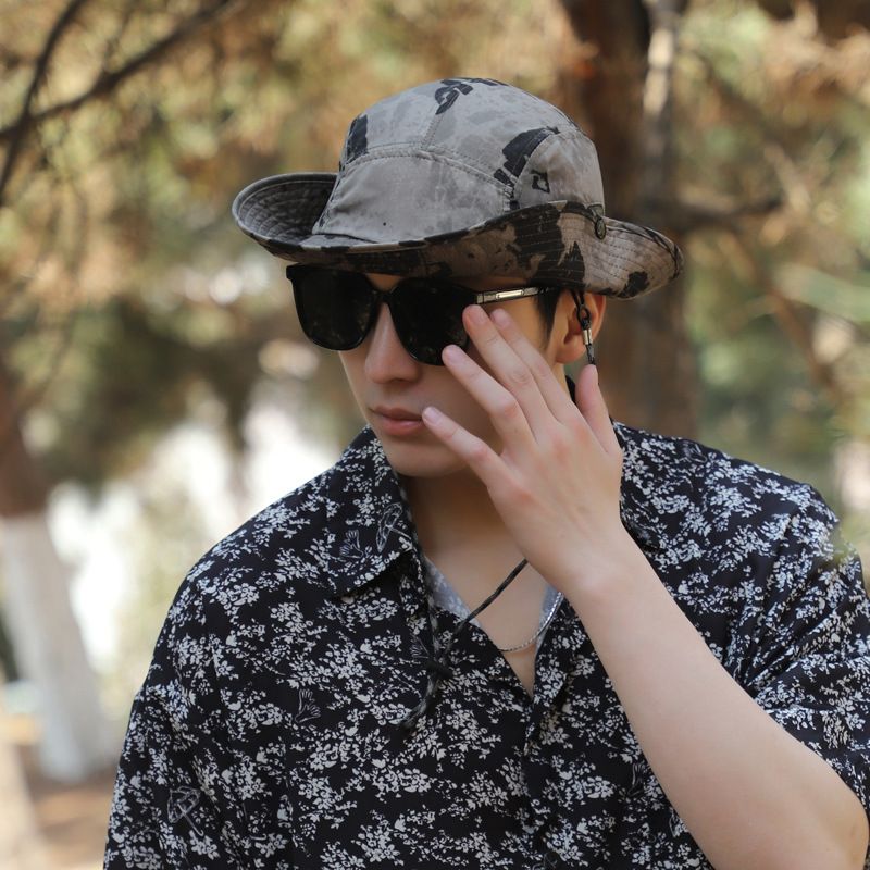 UrbanOutdoor Pro Bucket Hat - UPF 50+ Sun Protection With Face Cover (Quick-Dry, Unisex For Camping/Hiking)​_voghion.com