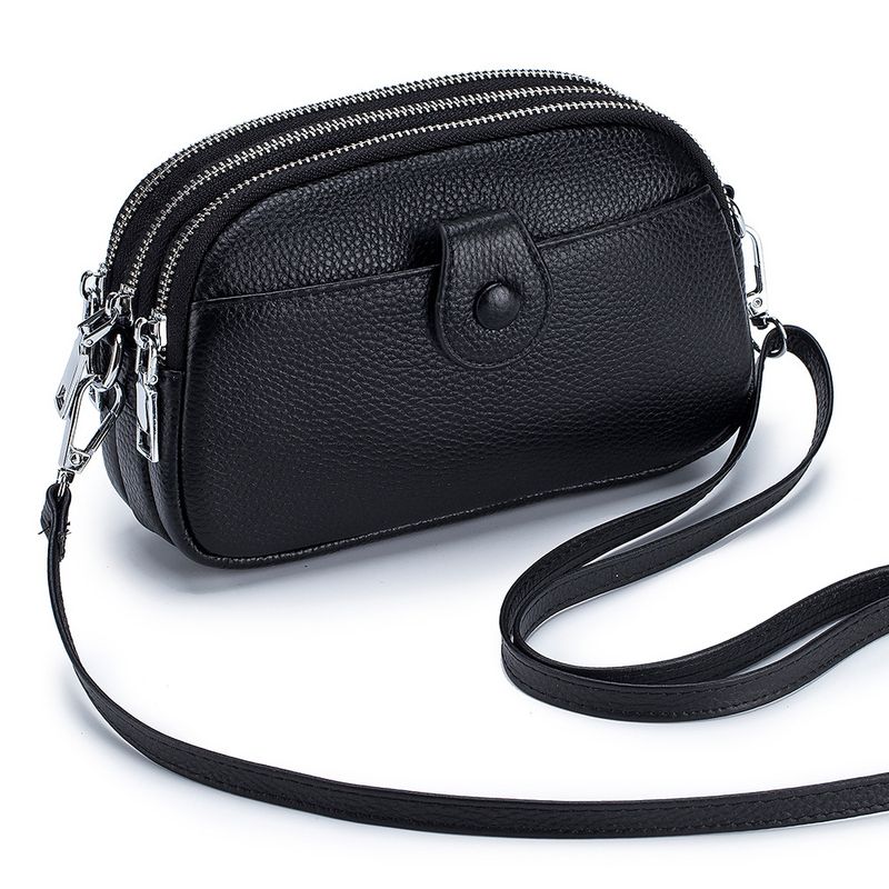 Mini sac à bandoulière en cuir véritable pour femmes, sac à bandoulière Premium Sense, grande capacité, pour maman_voghion.com