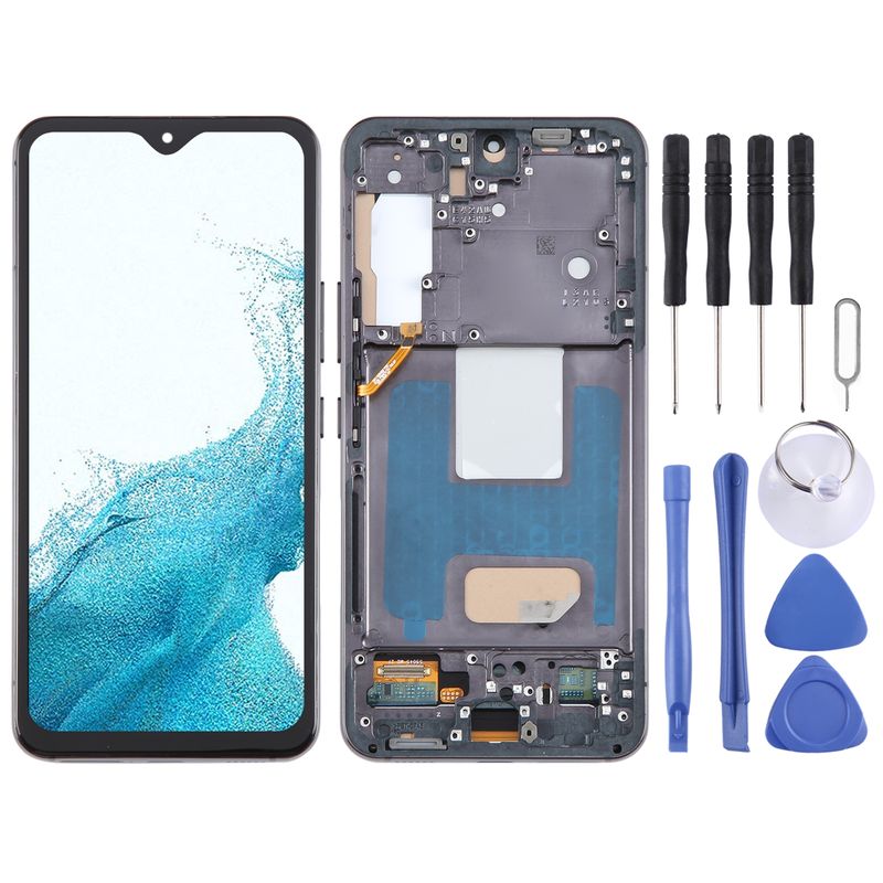Za Samsung Galaxy S22 TFT LCD zaslon digitalizator, celoten sklop z okvirjem, ne podpira prepoznavanja prstnih odtisov._voghion.com