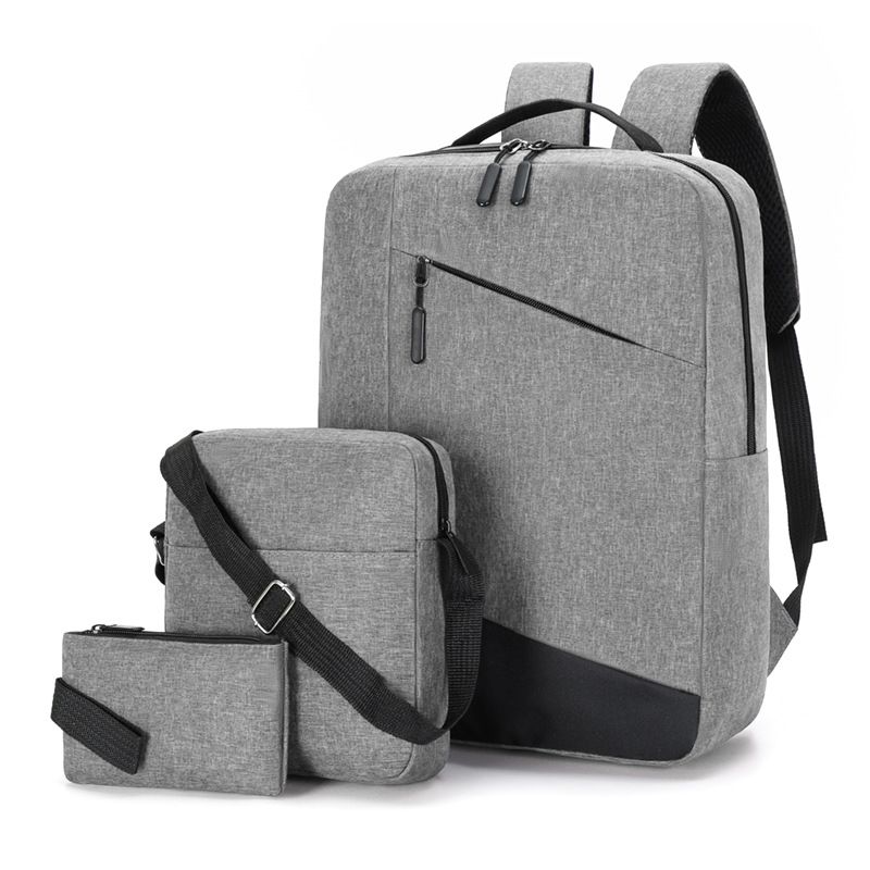 Set di zaini multifunzionali da 3 pezzi per la scuola e i viaggi - Tessuto Oxford resistente all'acqua, spallacci ergonomici, adatto per laptop da 15", design unisex_voghion.com