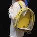 Cat Carrier Backpack Large Capacity Transparent Dog Space Handheld Waterproof Pet Box Bag_voghion.com