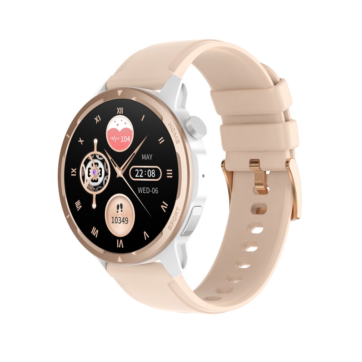 Smartwatch per donne e uomini: schermo TFT rotondo da 1,39", chiamate Bluetooth, monitoraggio dell'ossigeno nel sangue/frequenza cardiaca, monitoraggio del sonno, batteria con durata di 14 giorni_voghion.com