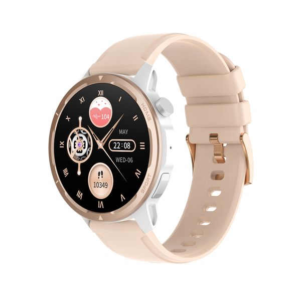 Smartwatch per donne e uomini: schermo TFT rotondo da 1,39", chiamate Bluetooth, monitoraggio dell'ossigeno nel sangue/frequenza cardiaca, monitoraggio del sonno, batteria con durata di 14 giorni_voghion.com
