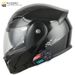 Dual Visor Modular Motorcycle Helmet With Bluetooth K25 & Long Battery Life - ABS Shell, 3C Certified, Full Face Coverage_voghion.com