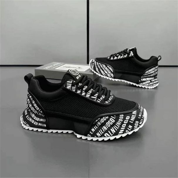 2026 Fashion Sneakers Joggingschuhe Jugend/Herren PU+Mesh Splicing Low Top Schnürung Atmungsaktiv Erhöhte rutschfeste verschleißfeste Laufschuhe_voghion.com