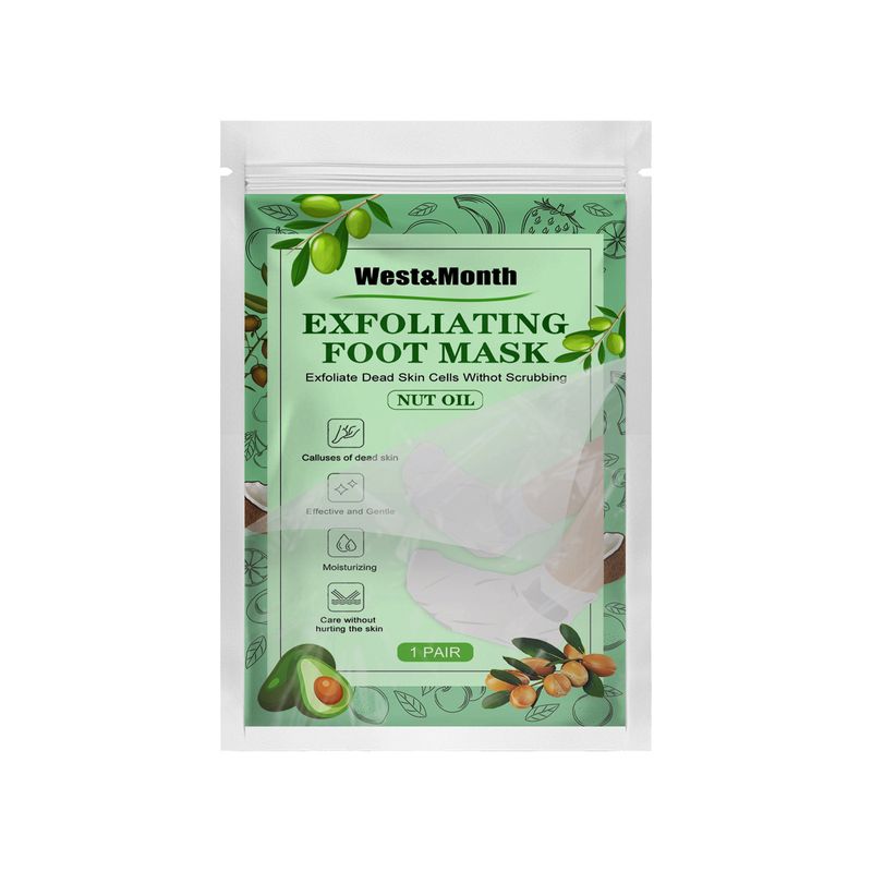 West&Month Nut Oil Niacinamide and Moisturizing Repair Foot Mask_voghion.com