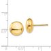 14k Polished 10.5mm Button Post Earrings_voghion.com