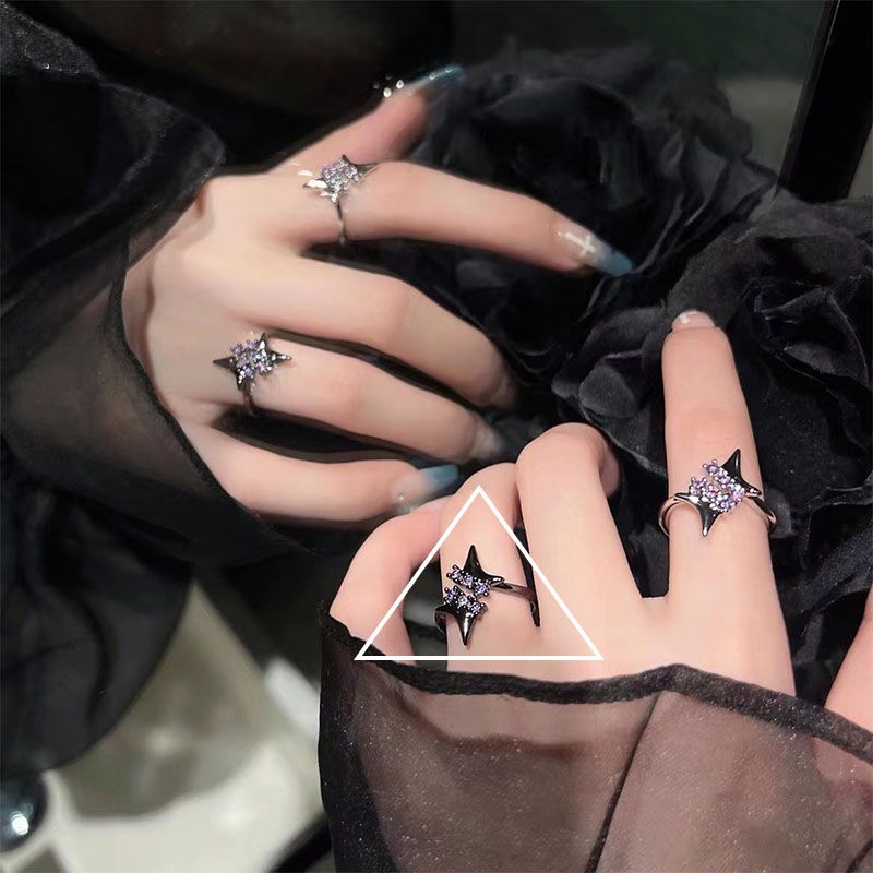 Kleur VENUS Sir Starlight Symmtry Ring Voor Vrouwen Opening Lovrs Jwlry Verjaardagsfeest Cadeau Dropshipping_voghion.com