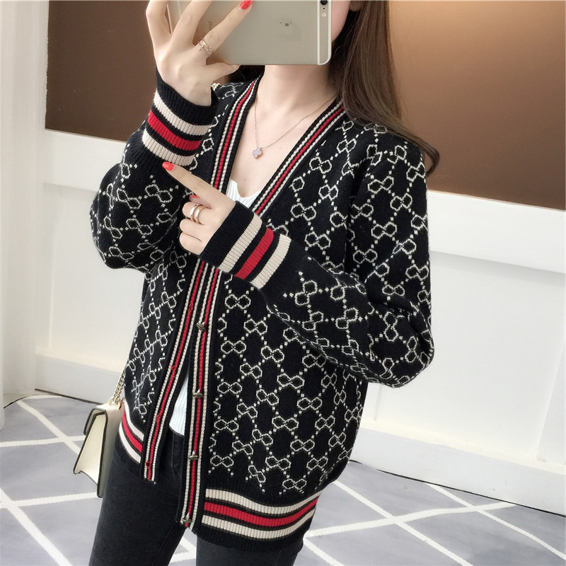 New style sweater cardigan women's shawl fashionable outer slim fit non pilling sweater jacket_voghion.com