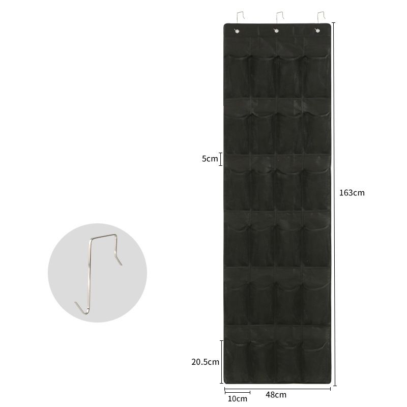 Organizzatore per scarpe da appendere alla porta, in rete, con 12 tasche, per armadio, ingresso, dormitorio, salvaspazio, montaggio a parete_voghion.com