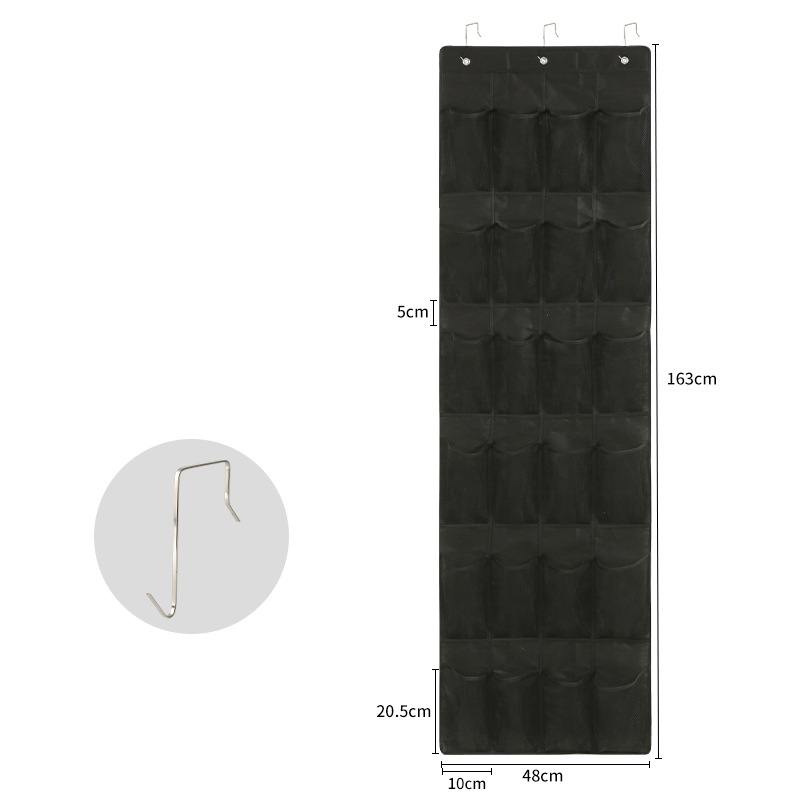 Gezinsorganizer, over-de-deur mesh schoenenorganizer, 12-vaks hangende opbergtas voor kast, entree, studentenkamer, ruimtebesparende wandmontage_voghion.com