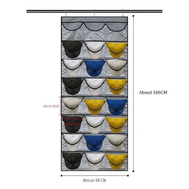 Organizzatore per la famiglia, 24/27 tasche, organizer in tessuto, multistrato, in rete, per gioielli, cappelli e accessori._voghion.com