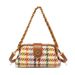 autumn And Winter New Style Women's Small Batch Design Canvas Chain Shoulder Crossbody Bag, High-end Zippered Mini Square Bag_voghion.com