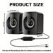 Altoparlante per computer Altoparlante per PC Cavo USB stereo HIFI con luce LED Adatto per PC, laptop, smartphone, TV_voghion.com