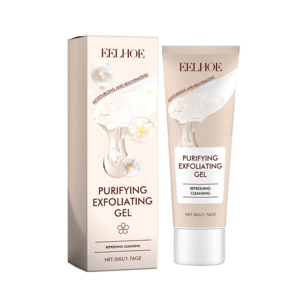 EELHOE Scrub gel Deep Facial Cleansing Pore Moisturizing Refreshing Exfoliating Gel_voghion.com