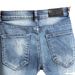 Herenkleding Denim herenkwartbroek gescheurde stretch slanke voeten geborduurde halfhoge korte broek_voghion.com