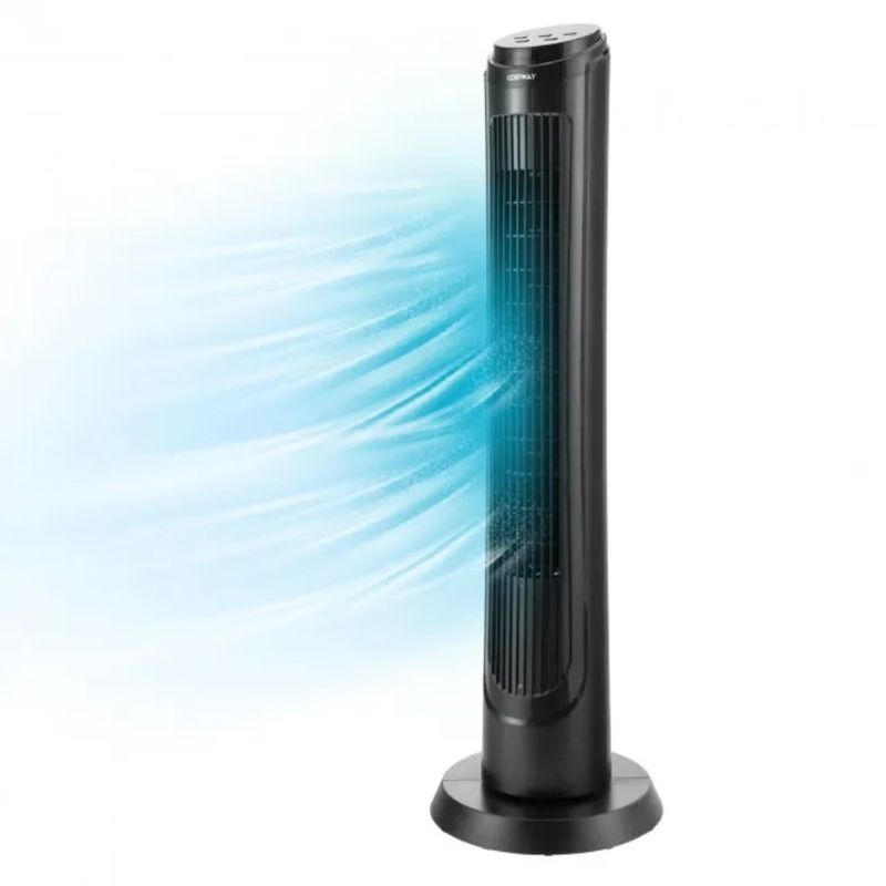 4 Modes With And 3 Oscillating Speeds 40 Fan Wind Tower Inch Wind Remote Fan With 75˚_voghion.com